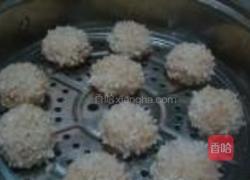山药口蘑珍珠丸子的做法图解4