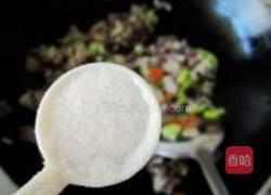 杂疏炒黑白米饭的做法图解6