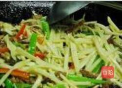 冬笋炒咸菜的做法图解4
