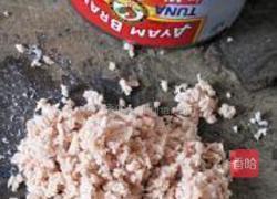 煎酿金枪鱼春笋卷的做法图解6