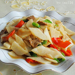 山药炒肉片的做法[图]