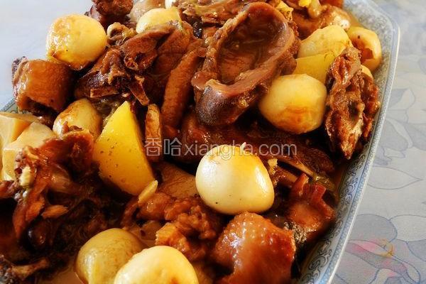 笨雞燉虎皮鵪鶉蛋