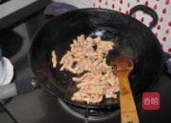 绿豆芽炒肉的做法图解4