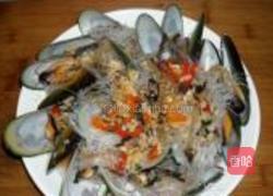 粉丝蒜蓉蒸青口的做法图解12