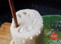 蜜汁桂花糯米藕的做法图解4