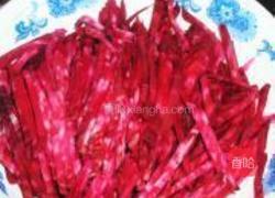 炒紫菜头的做法图解2