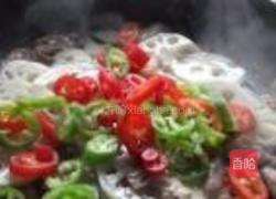 辣椒炒莲藕的做法图解6