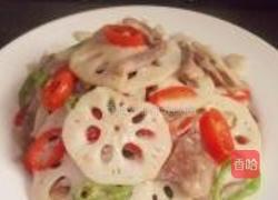 辣椒炒莲藕的做法图解8