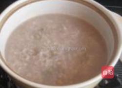 蒲公英红豆糯米粥的做法图解4