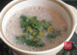 蒲公英红豆糯米粥的做法图解5