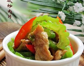 苦瓜炒肉片[图]