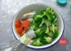 西兰花拌蘑菇的做法图解11