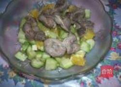 鸡胗沙拉的做法图解3