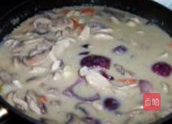 奶油蘑菇鸡肉饭的做法图解12