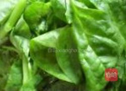 清炒紫角叶的做法图解1