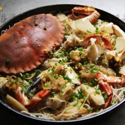 黄道蟹蒸米粉的做法[图]