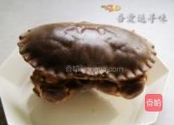 黄道蟹蒸米粉的做法图解1