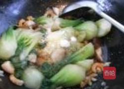 海米香菇扒油菜的做法图解10