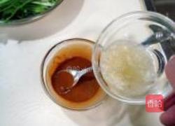 蒜汁麻酱拌苦菊的做法图解3