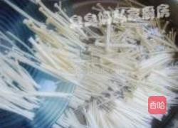 金针肥牛的做法图解2