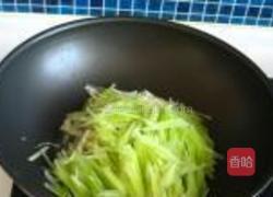 清炒莴苣丝的做法图解3