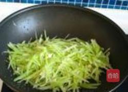 清炒莴苣丝的做法图解4