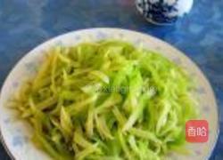 清炒莴苣丝的做法图解6