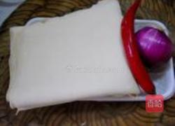 空心菜梗炒肉丝的做法图解1