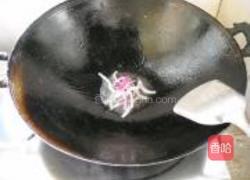 空心菜梗炒肉丝的做法图解6