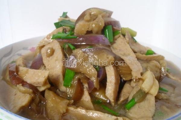 肉饼红烧紫茄