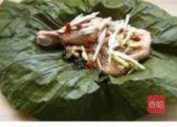 滑蒸荷叶薄荷鸡的做法图解9