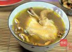 石斛灵芝炖鸡汤的做法图解6