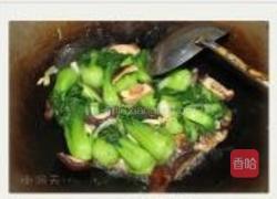 香菇油菜的做法图解5