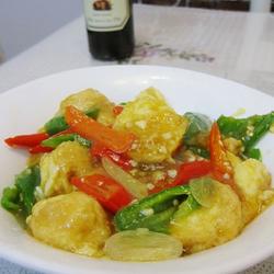 双椒烩豆腐的做法[图]