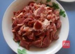 双椒炒猪心的做法图解4