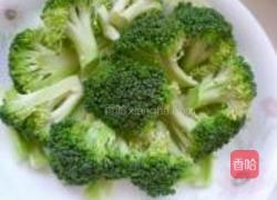 酱牛肉拌腐竹西兰花的做法图解3