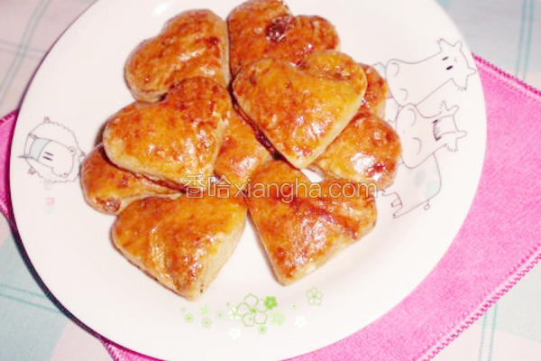 葡萄干玫瑰司康