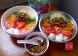 爱心炸酱面的做法图解24