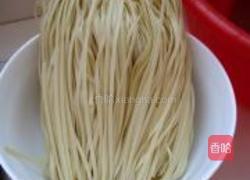 爱心炸酱面的做法图解3