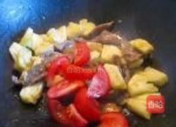 菠萝番茄炒牛肉的做法图解5