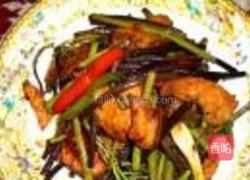 蕨菜炒回锅肉的做法图解9
