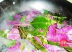 凉拌紫背天葵的做法图解3