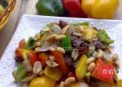 彩椒百合炒牛肉的做法图解9