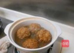 沙煲狮子头的做法图解10