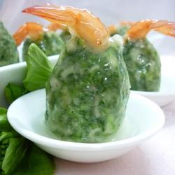 荠菜虾球的做法[图]