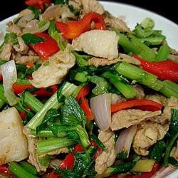 西芹炒肉片的做法[图]