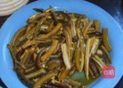 蒜苗炒鳝丝的做法图解3