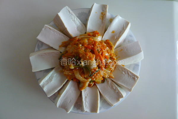 辣白菜豆腐花