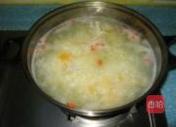 冰糖银耳鸭梨粥的做法图解4