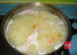冰糖银耳鸭梨粥的做法图解5